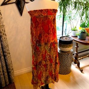 Free People Maxi Skirt or strapless dress